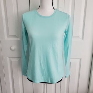 Wonder Nation Girls Mint Long Sleeve Shirt, Size XL 14-16